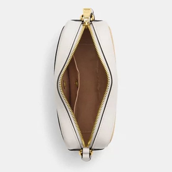 🥰 Coach Mini Jamie Camera Bag In Signature Canvas With Heart Print - Picture 4 of 9